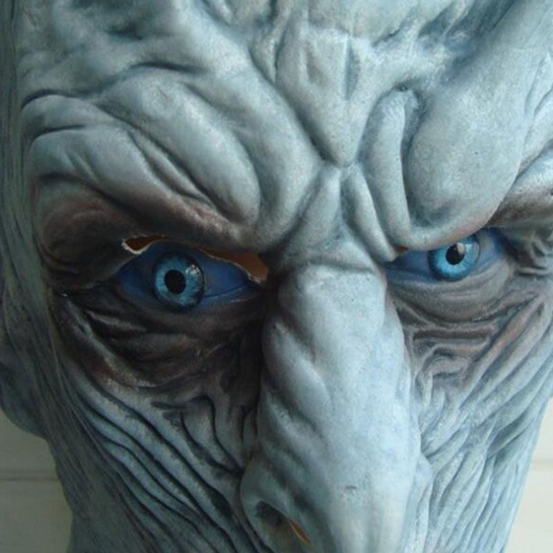 Movie Thrones Night King Mask Halloween Realistic Scary