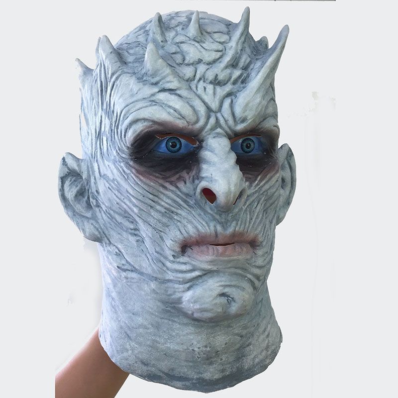 Movie Thrones Night King Mask Halloween Realistic Scary