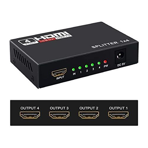 Hd Splitter HDMI Splitter 1X4 4 Port Full HD Hub