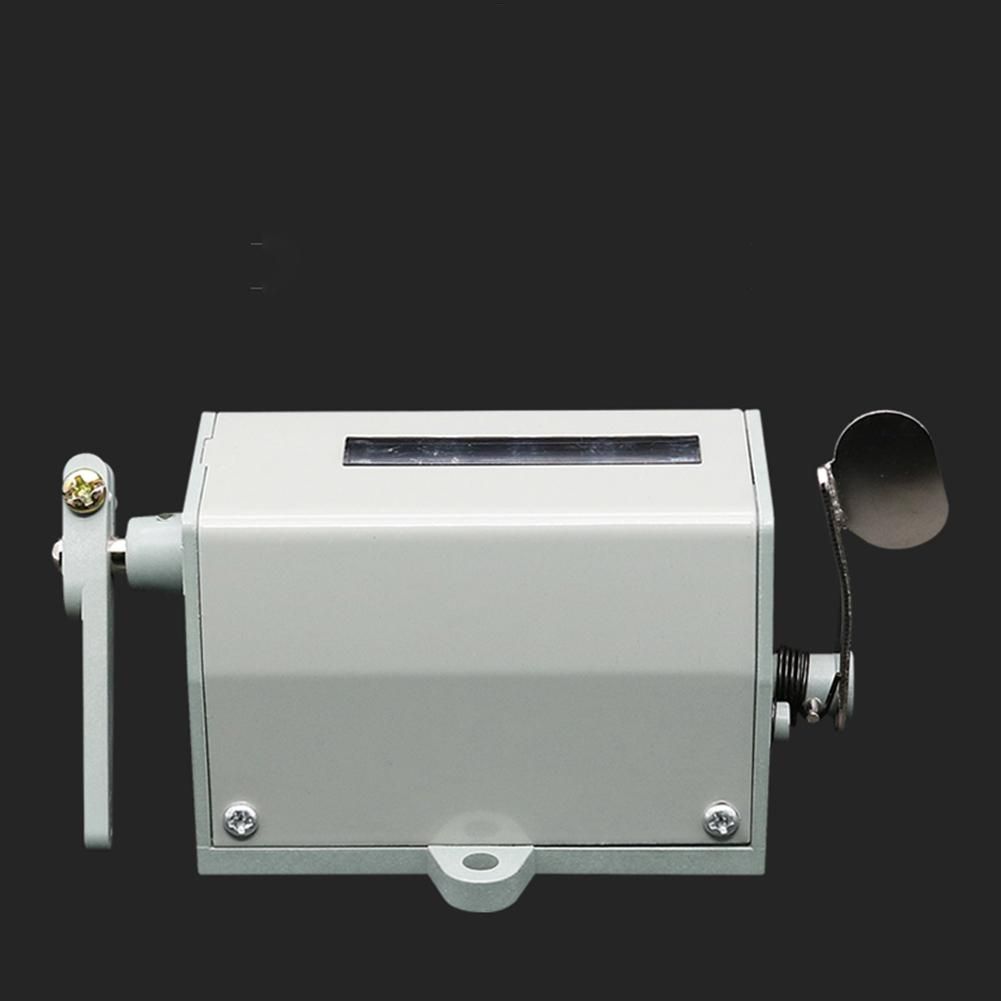 5 Digits Counter Mechanical Rotating Speed Meter 75-I Totalizing Pull Counter Resettable Digital Punch Counter