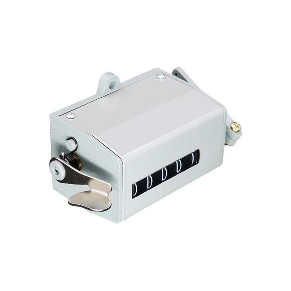 5 Digits Counter Mechanical Rotating Speed Meter 75-I Totalizing Pull Counter Resettable Digital Punch Counter