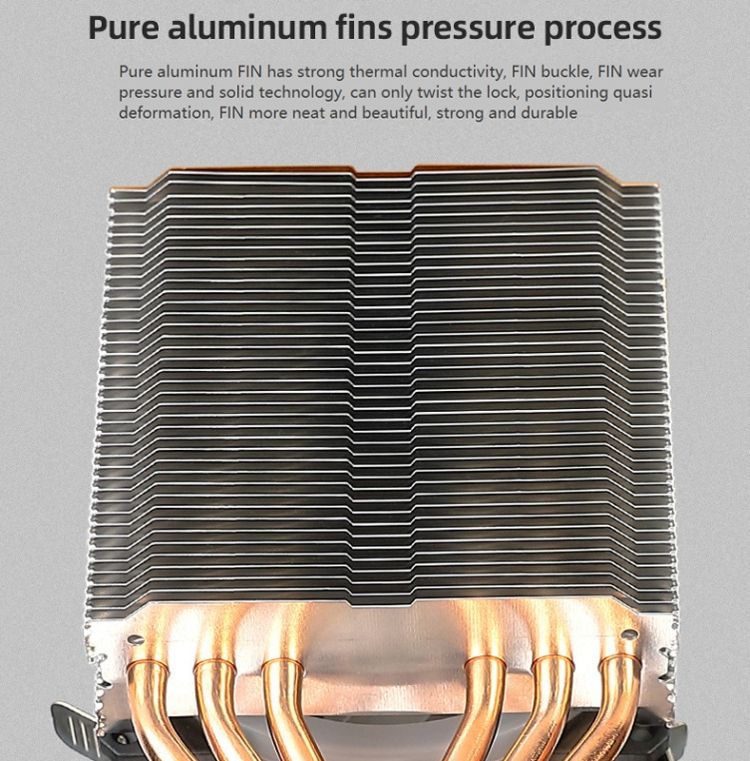 Computer  CPU Radiator CPU Fan,Spec: RGB Light 3 Fans