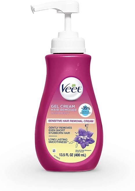 Gel Cream Sensitive Hair Remover For Leg And Body 400ml