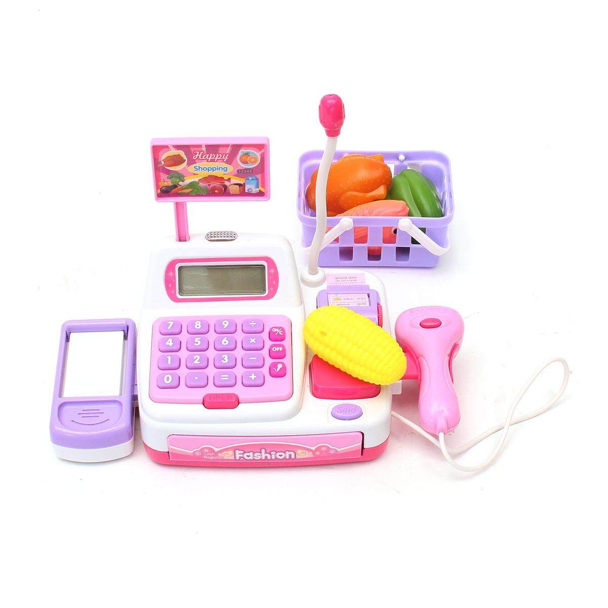 Cash Register With 33 Accessories Role Play Kids Children Toy