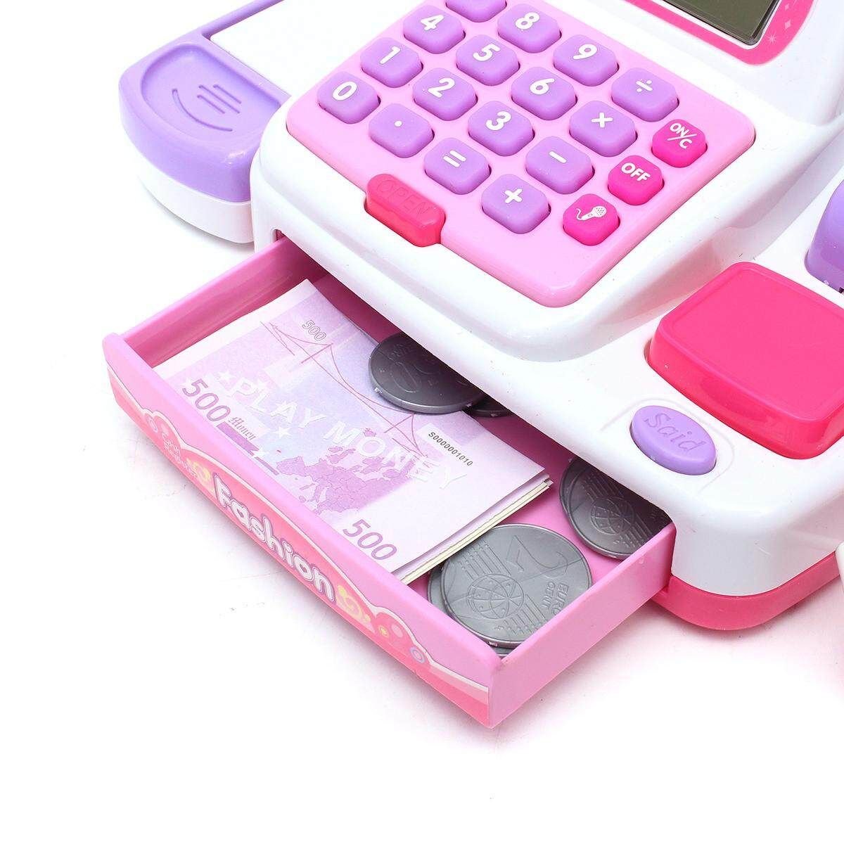 Cash Register With 33 Accessories Role Play Kids Children Toy