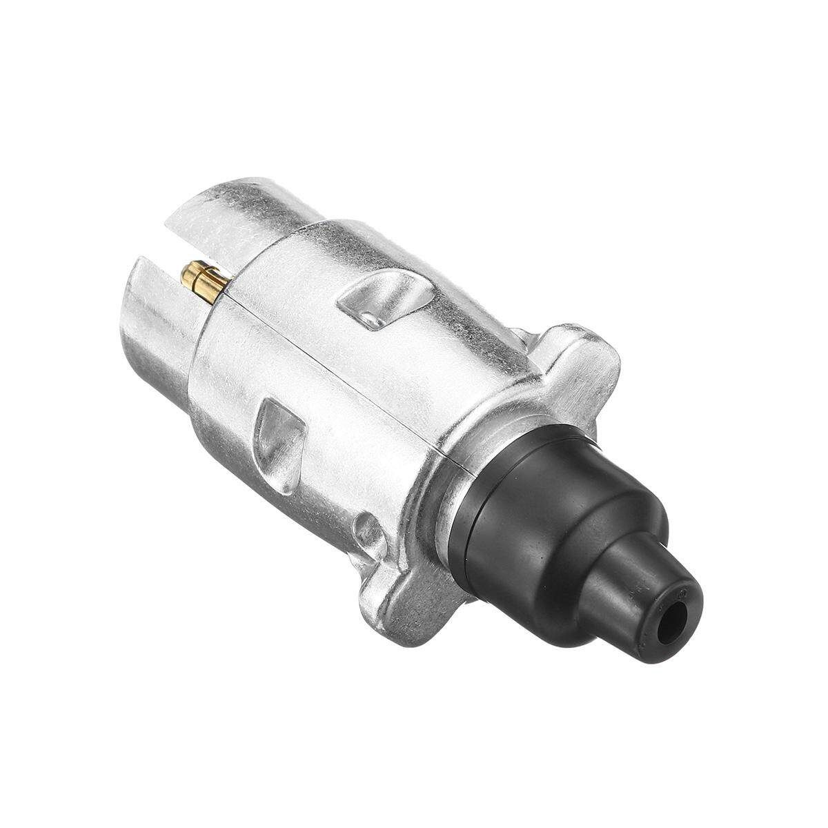 7 Pin Round Male Trailer Towing Converter Tow Bar Adaptor For Caravan Car