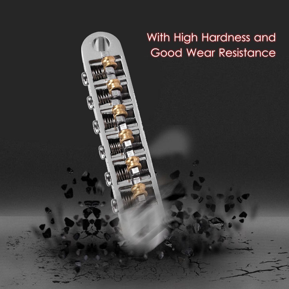 Guitar Roller Saddle Bridge Guitar Saddles Professional Saddle Bridge for Guitar