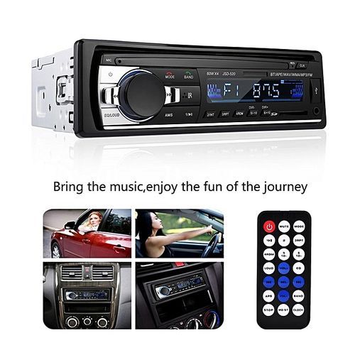 JSD-520 Single Din Car Radio Player With Bluetooth, USB