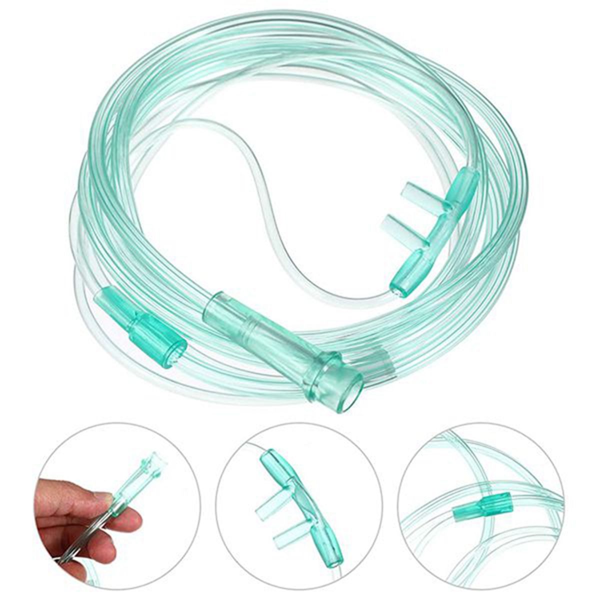 15Pcs 2 Meters Nasal Cannula Soft Oxygen Tubing O2 Cannula