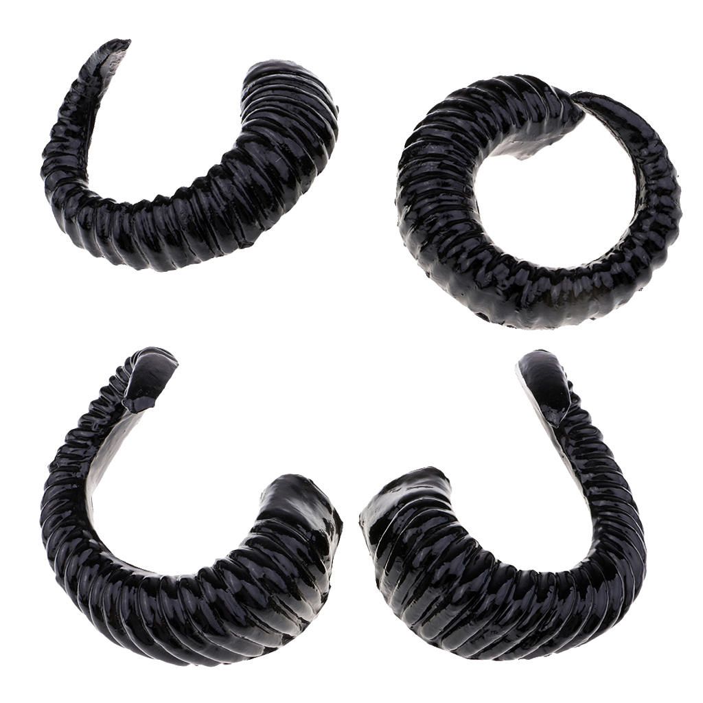 Artificial Ram Horn Faun Horns Halloween Cosplay Demon Evil Devil