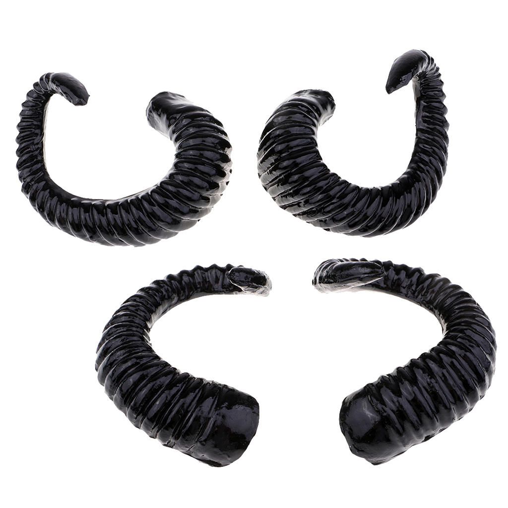 Artificial Ram Horn Faun Horns Halloween Cosplay Demon Evil Devil