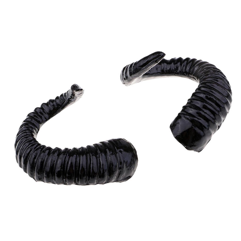 Artificial Ram Horn Faun Horns Halloween Cosplay Demon Evil Devil