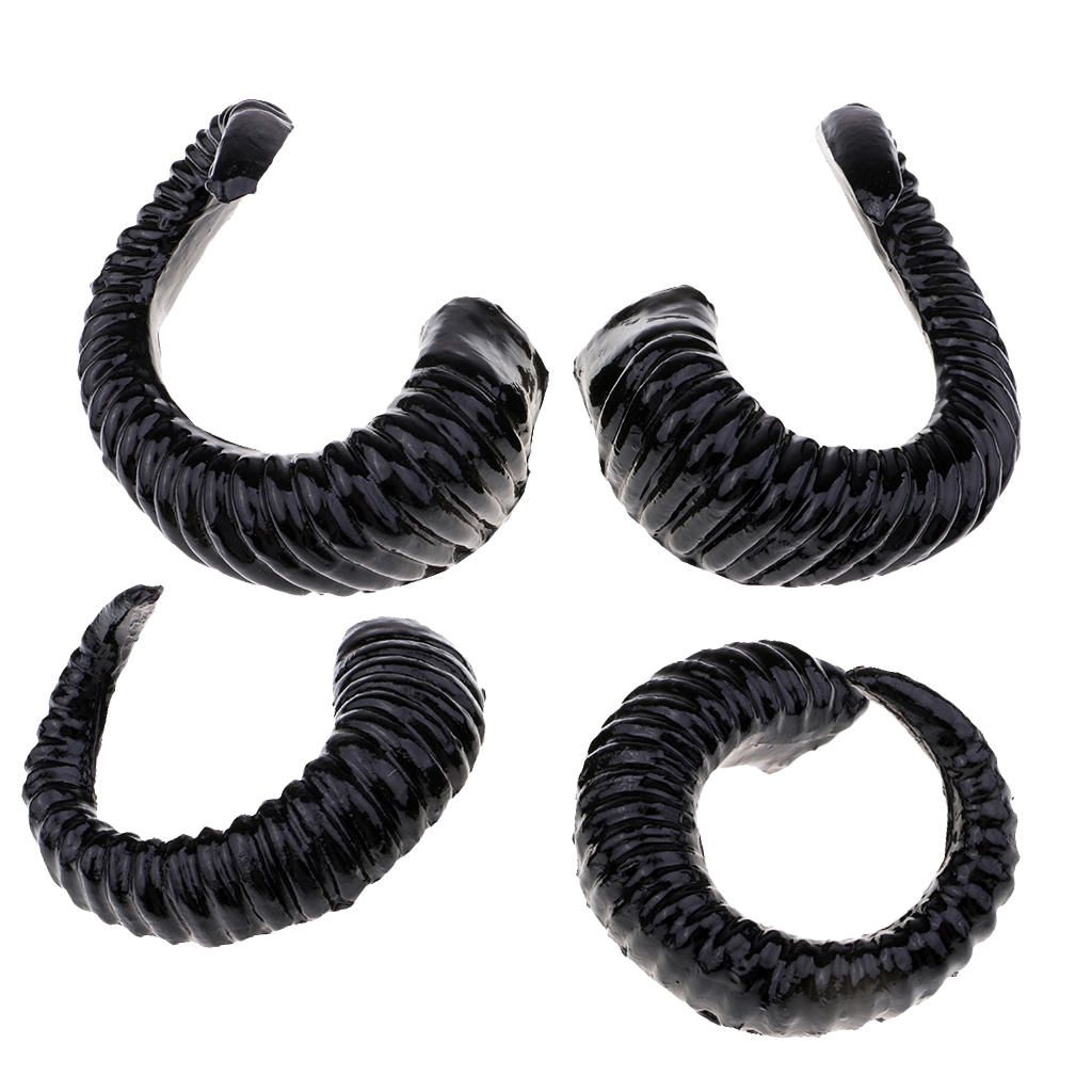 Artificial Ram Horn Faun Horns Halloween Cosplay Demon Evil Devil