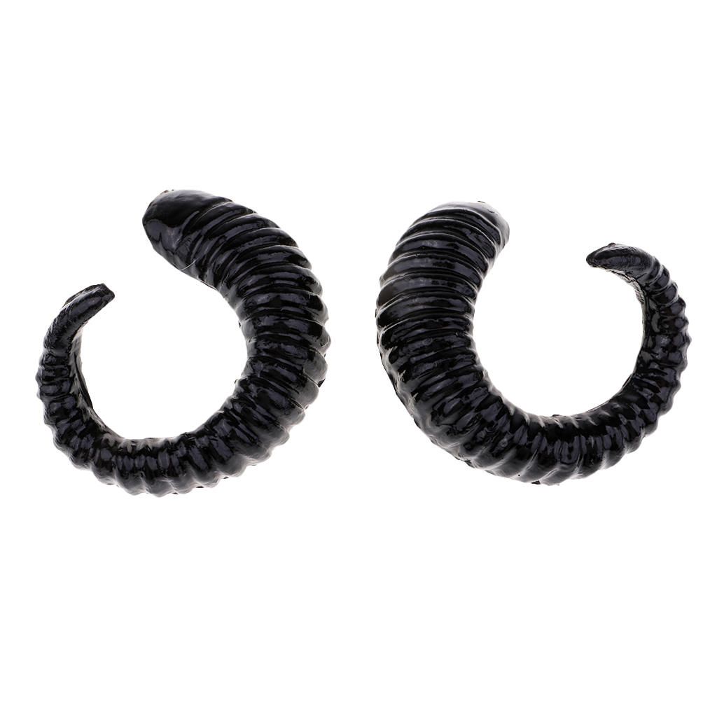Artificial Ram Horn Faun Horns Halloween Cosplay Demon Evil Devil