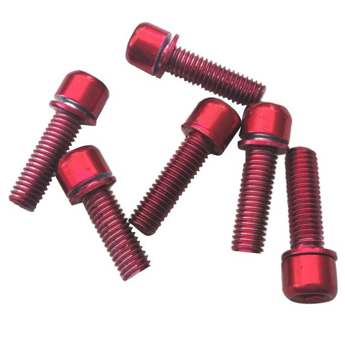12Pcs  Socket Screws Carbon Steel For Bicycle Disc Brake Caliper