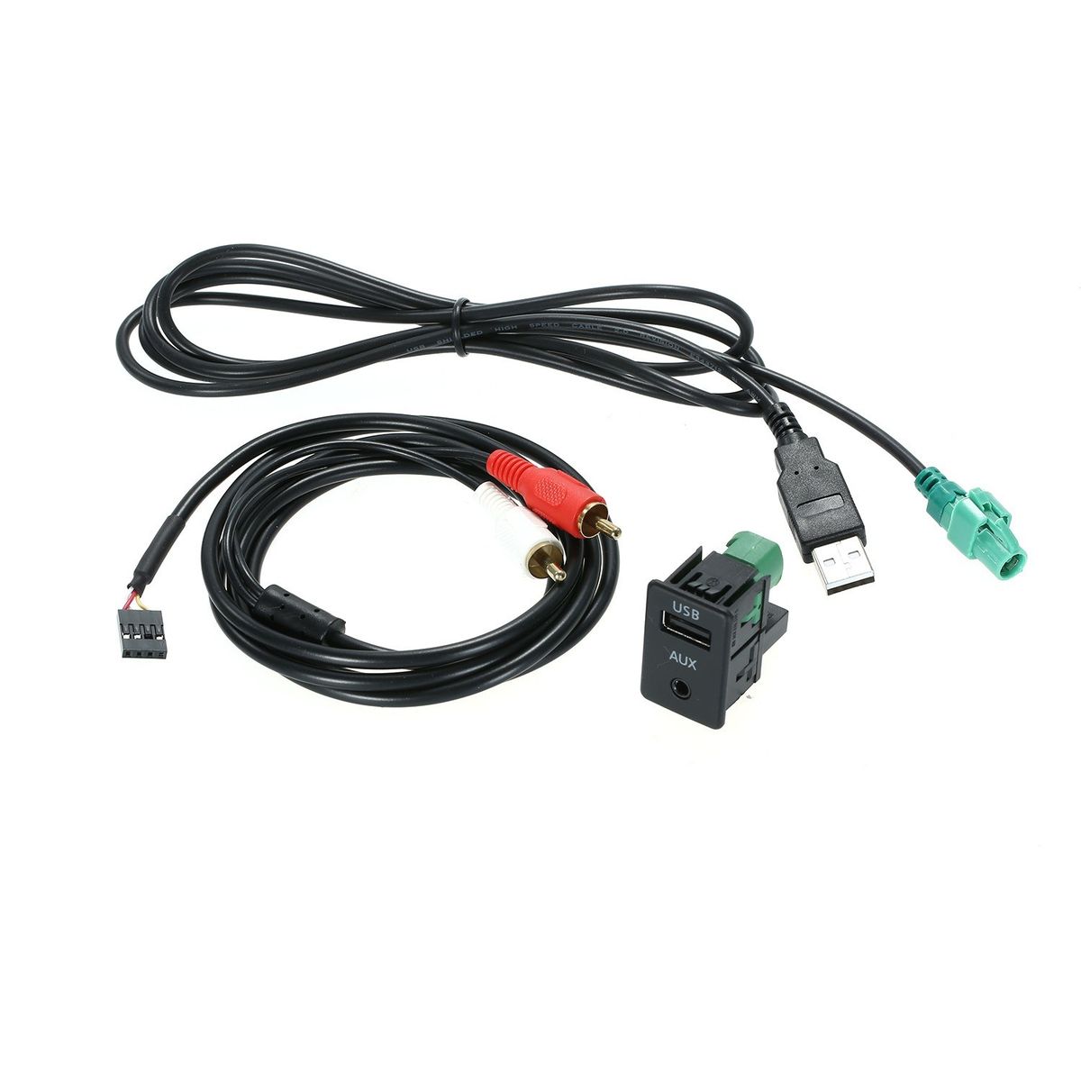 Car AUX USB Adapter Universal USB Charging Replacement For