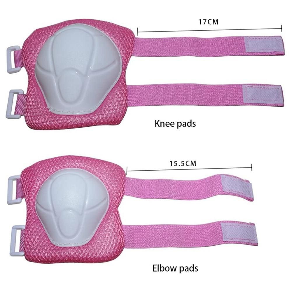 7Pcs/set Kids Safety Helmet Knee Elbow Pad Sets  Skate Bicycle Protection Guard