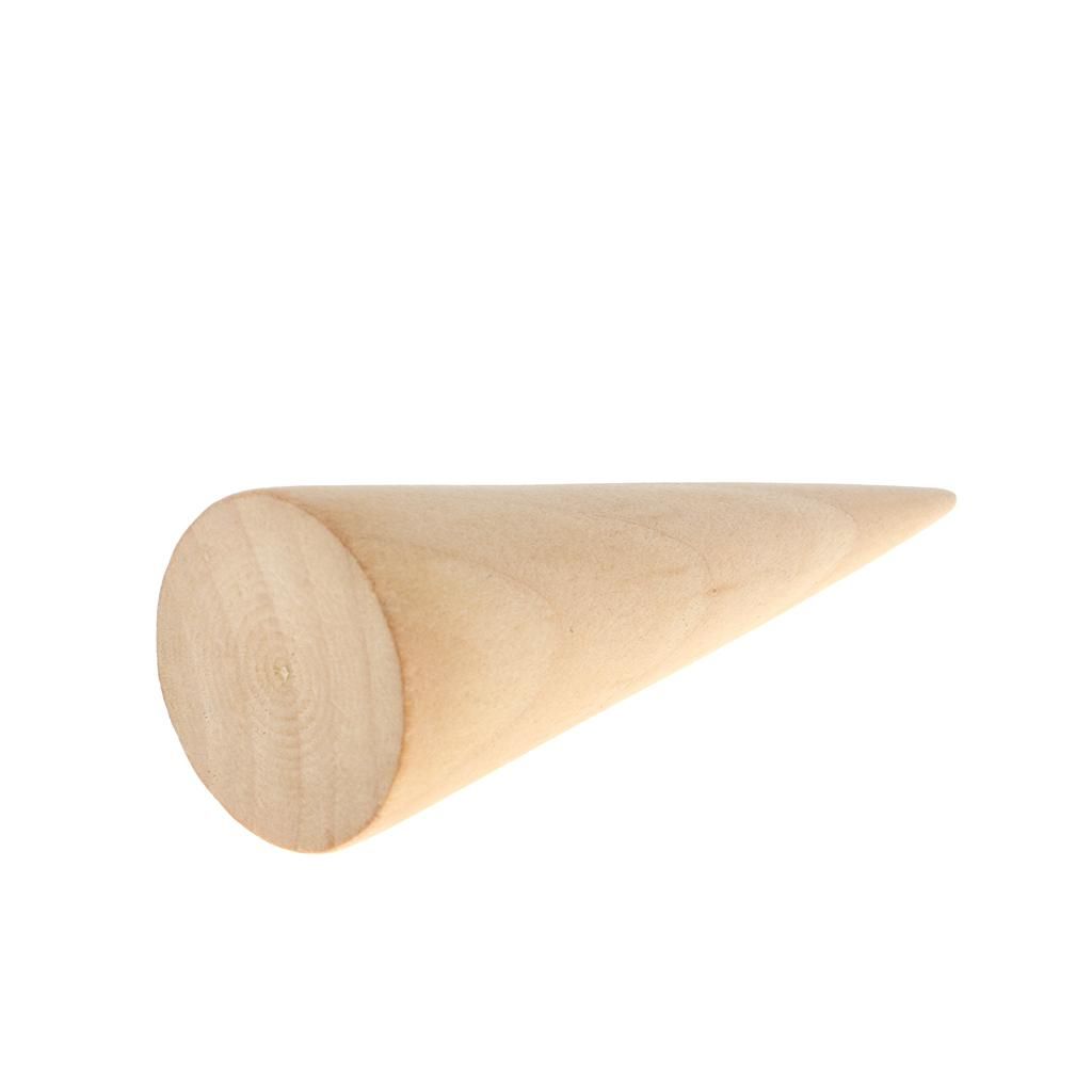 8/6cm Height Wooden Cone Jewelry Display Stand Holder For Bracelets