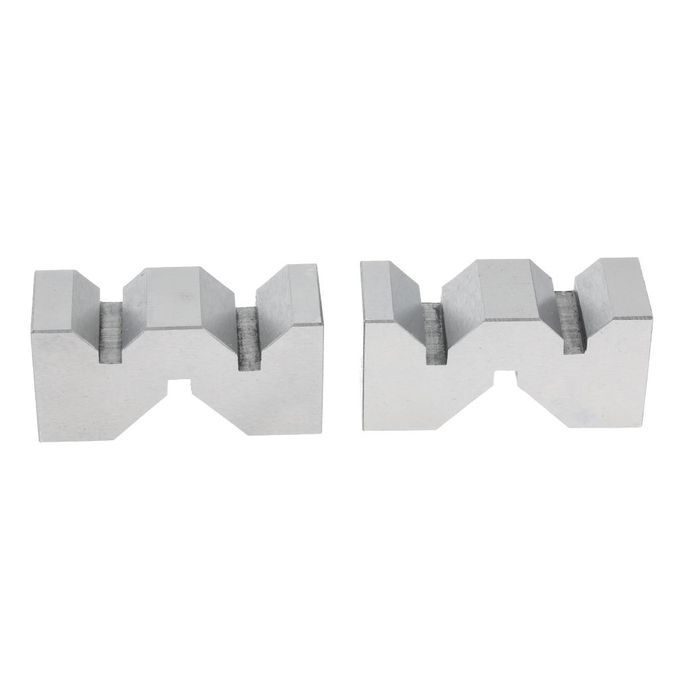 2pcs V-block For Clamping Tools On Machines 2'' With Wooden Case