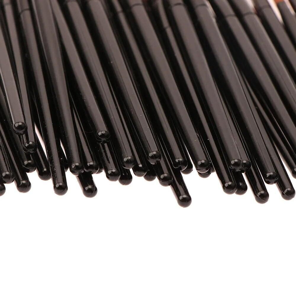 50pcs/Lot Eyebrow Brush Eye Brushes Set Eyeshadow Mascara Blending Pencil Brush Makeup Brushes MakeUp Tools