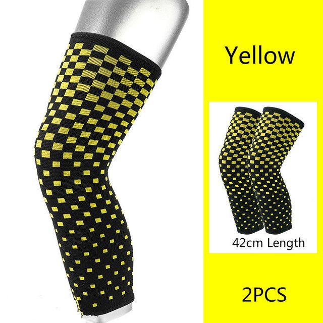 2 Pieces Full Leg Sleeve Basketball Cycling Leg Warmers Pad