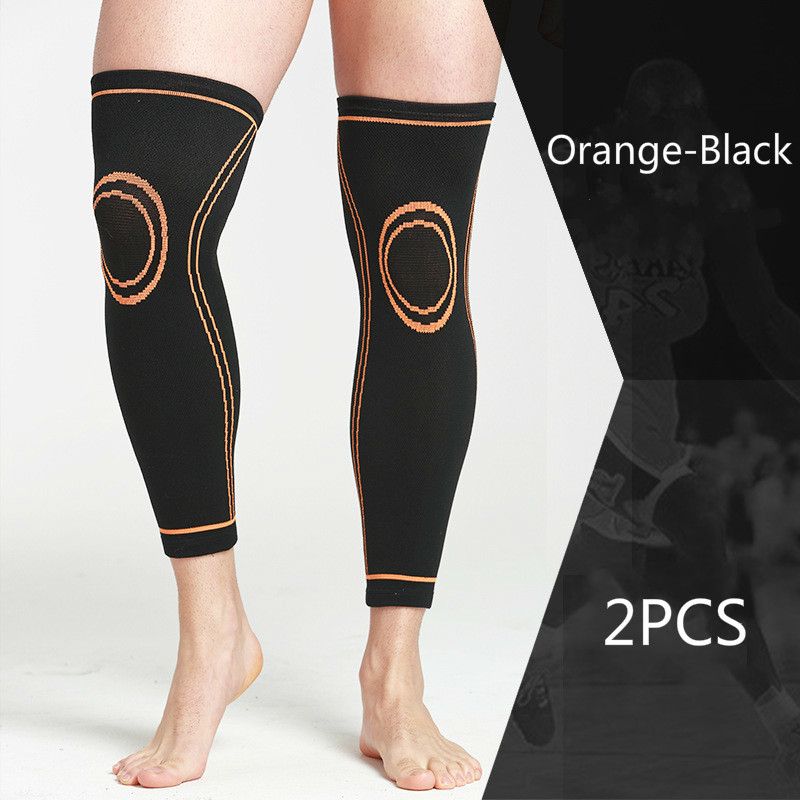 2 Pieces Full Leg Sleeve Basketball Cycling Leg Warmers Pad