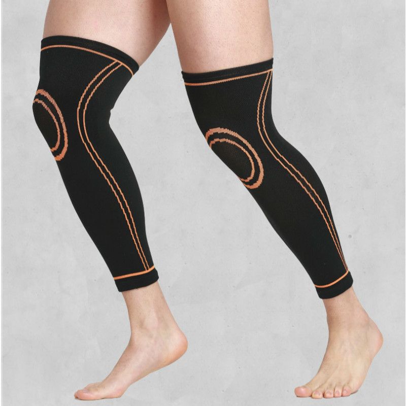 2 Pieces Full Leg Sleeve Basketball Cycling Leg Warmers Pad