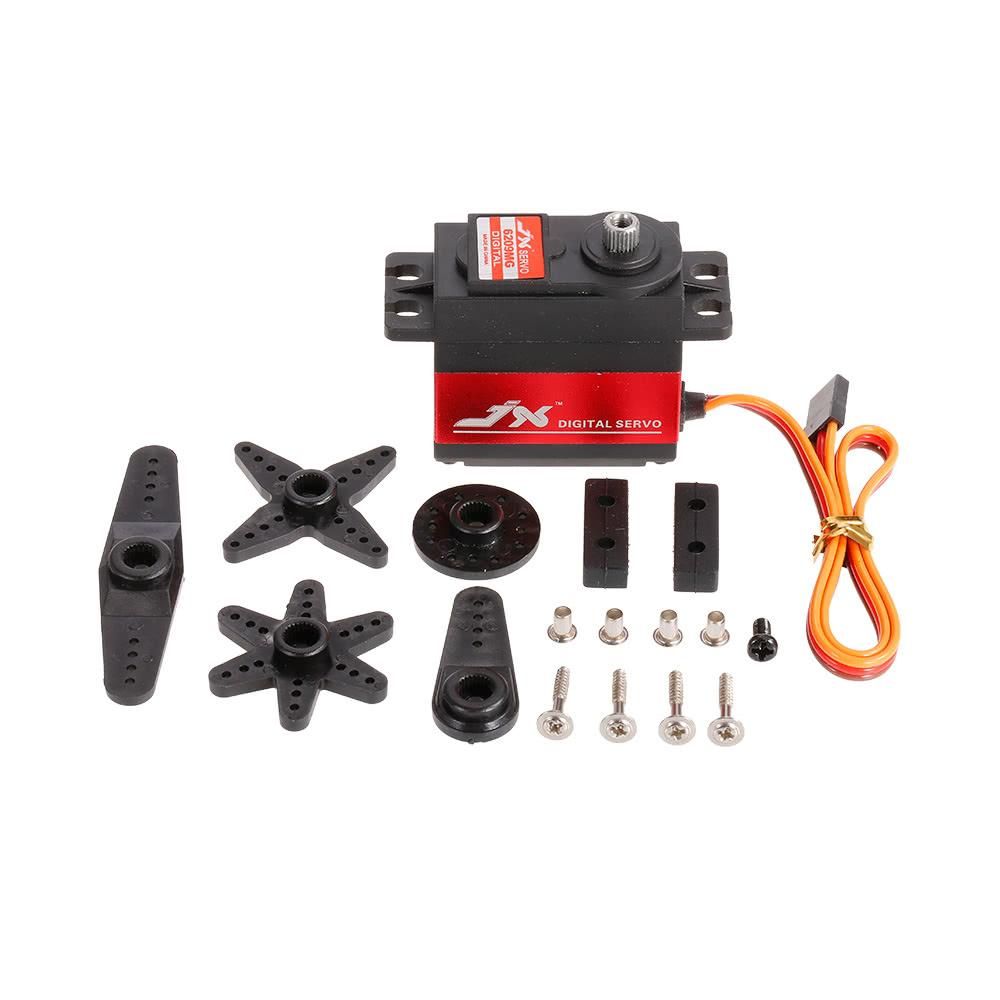 JX PDI-6209MG 4.8V-6V 0.13sec/60° 9.35kg Digital Metal Servo Aluminums Case for 1/10 RC car