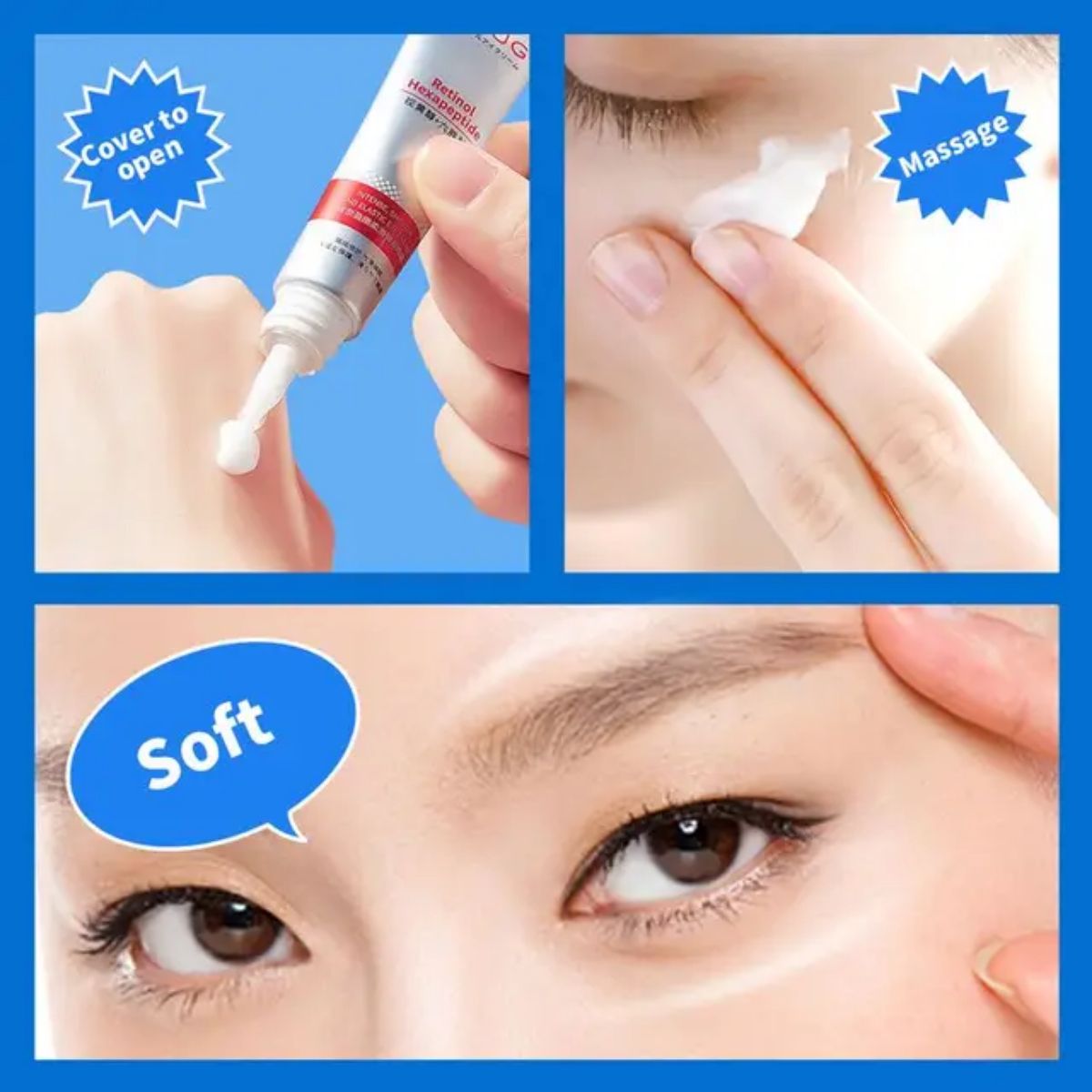 Retinol  Anti Wrinkles, Anti Aging & Dark Circles  Removal  Eye Cream