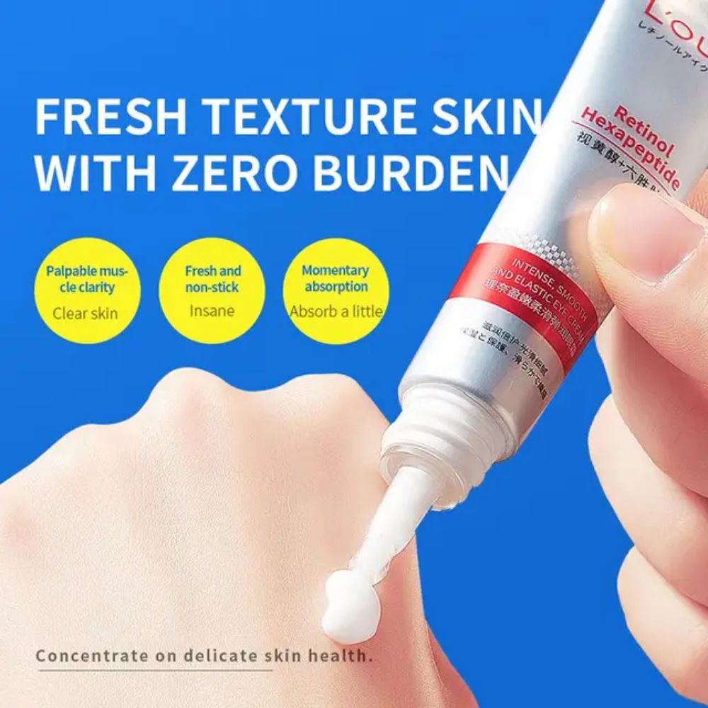 Retinol  Anti Wrinkles, Anti Aging & Dark Circles  Removal  Eye Cream