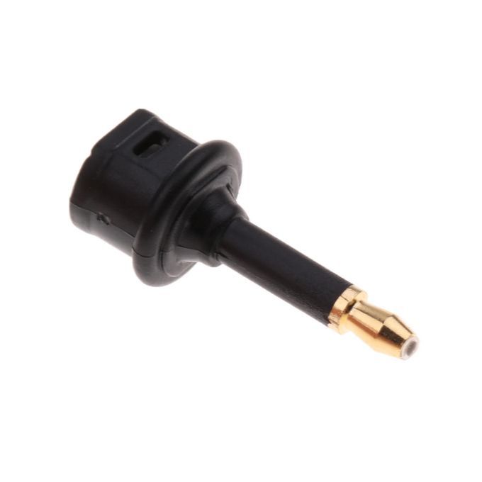 5Pcs 35mm Mini Male Fiber Optic Toslink Connector Adapter For DVD
