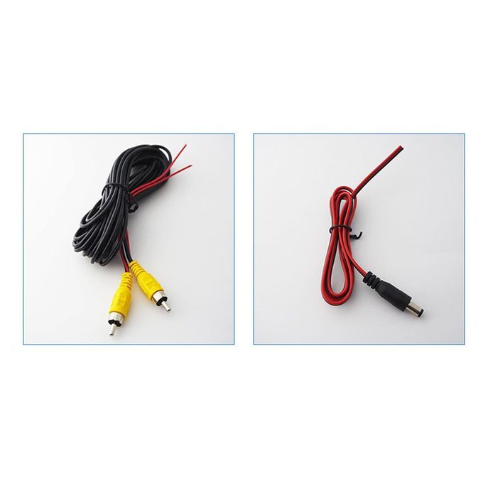 Amera Video  Able For  Ar Rear View Universal Parking 6m Wire-black