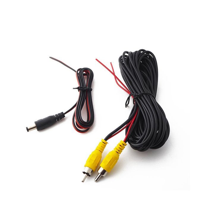 Amera Video  Able For  Ar Rear View Universal Parking 6m Wire-black