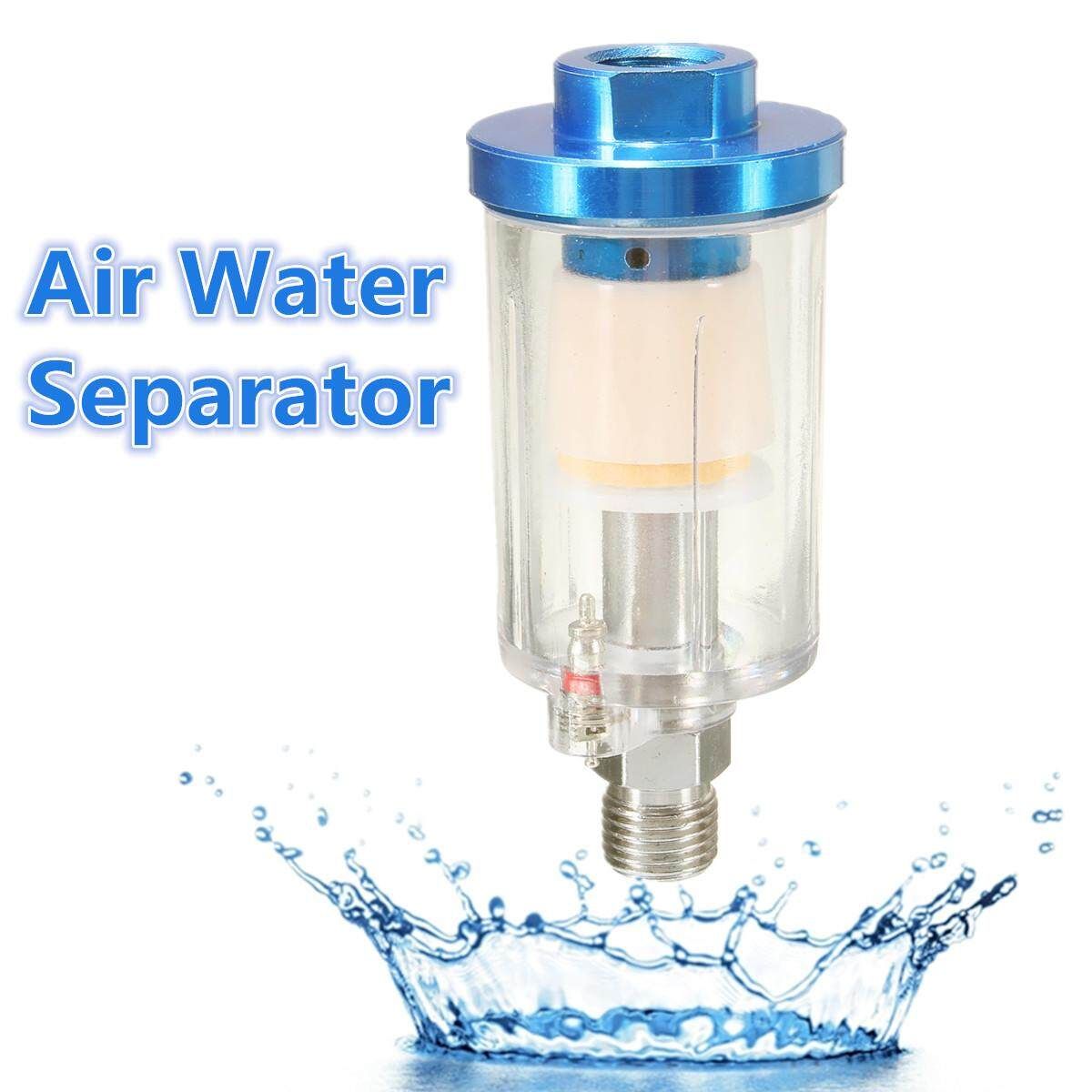 1/4" Air Oil Water Separator Trap Filter For Air Compressor Spray Paint Tool