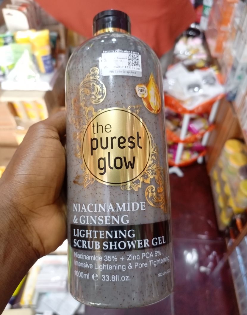 Niacinamide & Ginseng Lightening Scrub Shower Gel