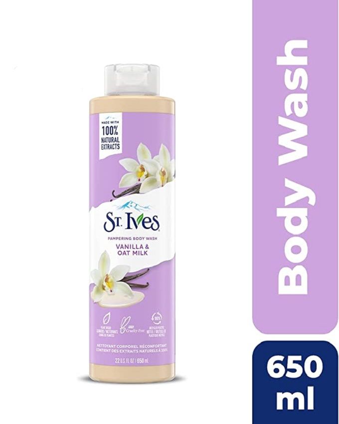 Vanilla And Oat Milk Pampering Body Wash 650ml