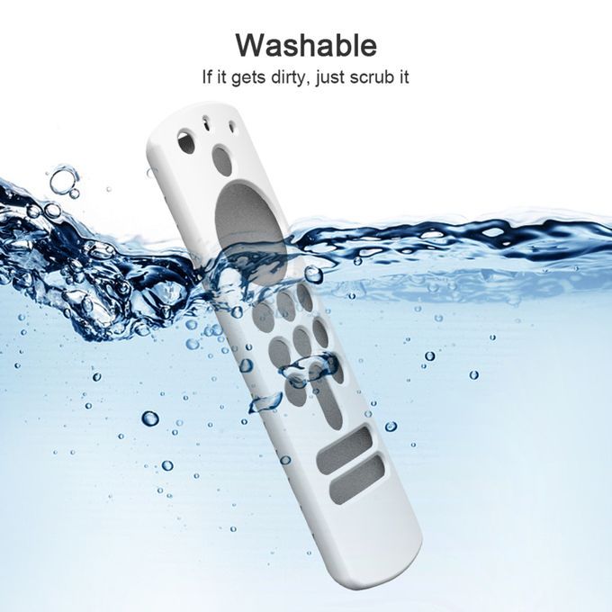 Silicone Remote Controller Cover Shell For ALEXA Voice Remote White