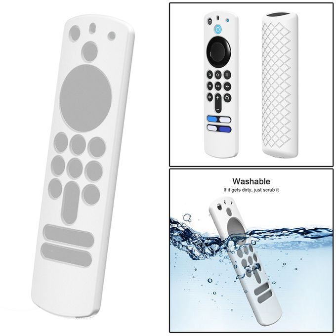 Silicone Remote Controller Cover Shell For ALEXA Voice Remote White