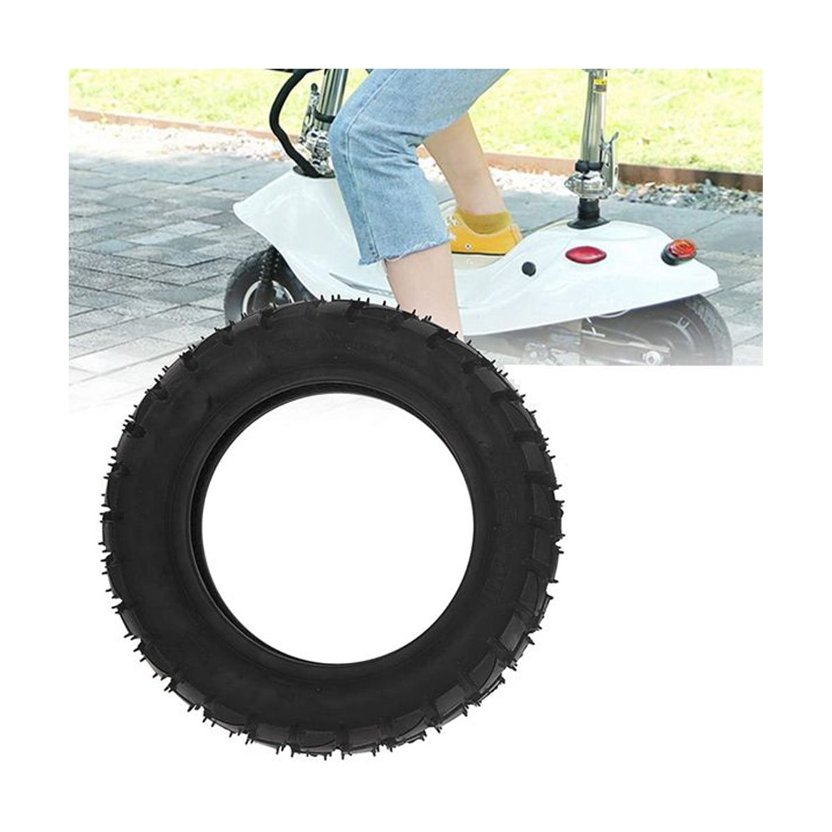 255x80Mm Electric Scooter Tire for 10X Dualtron 10 Inch