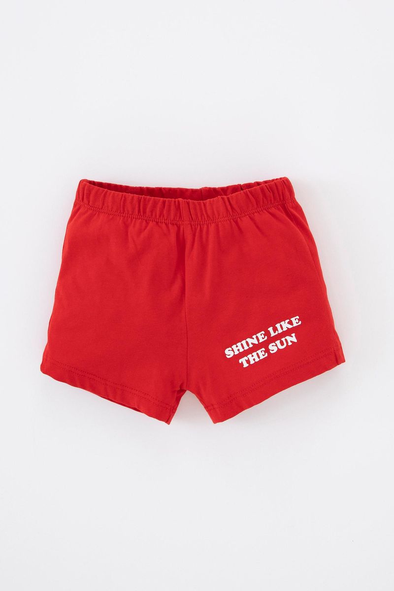 BabyBoy Casual Regular Fit Knitted Short - Red