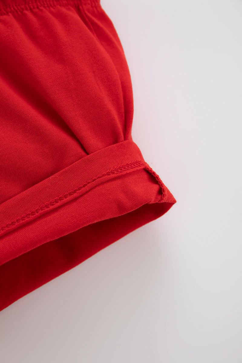 BabyBoy Casual Regular Fit Knitted Short - Red