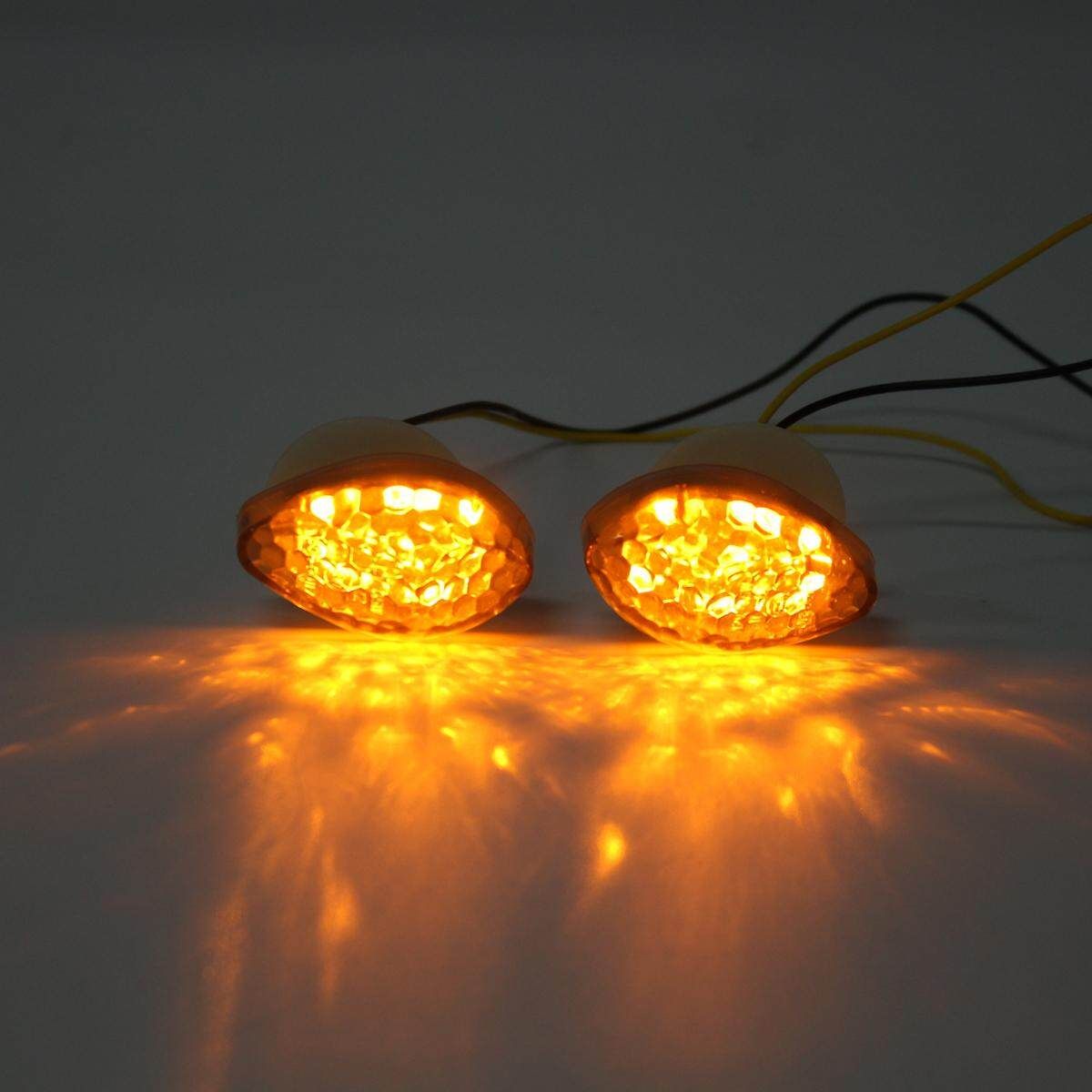 1 Pair LED Flush Turn Signals Light Fit Honda CBR600RR 2003-2012 2004 05 06 07 08