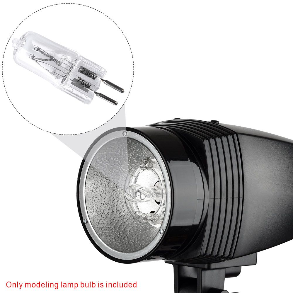 75W 230V Photo Studio Modeling Lamp Bulb For Compact