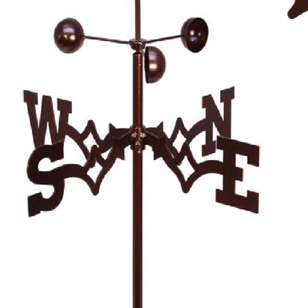 Witch Weather Vane Stainless Steel Spray Paint Gardening