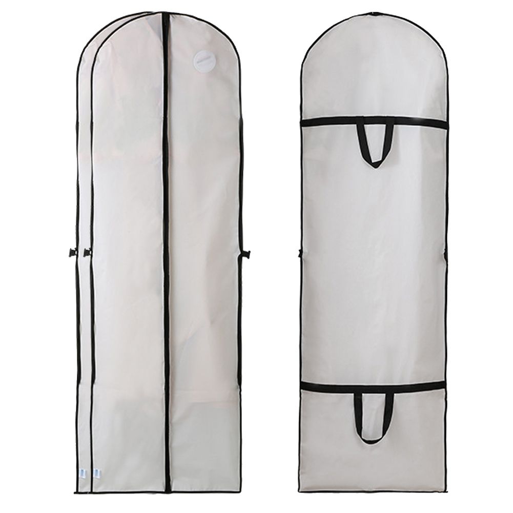 2 PCS Wedding Gown Cover Dress Garment Clothes Storage Bag
