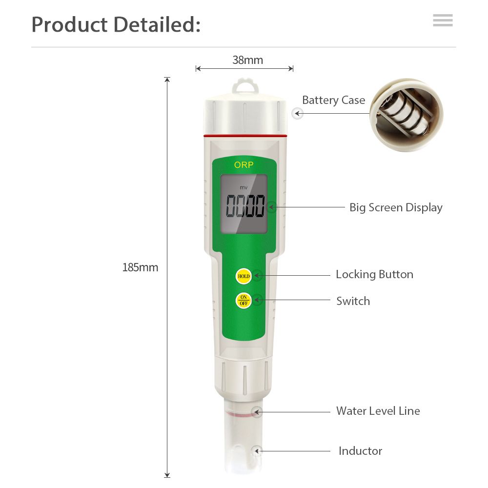 Water Quality Tester Digital Meter Water Quality Analyzer