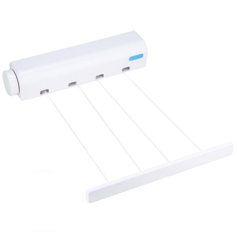 Spring Automatic Retractable Clothesline,Style: Four Wired