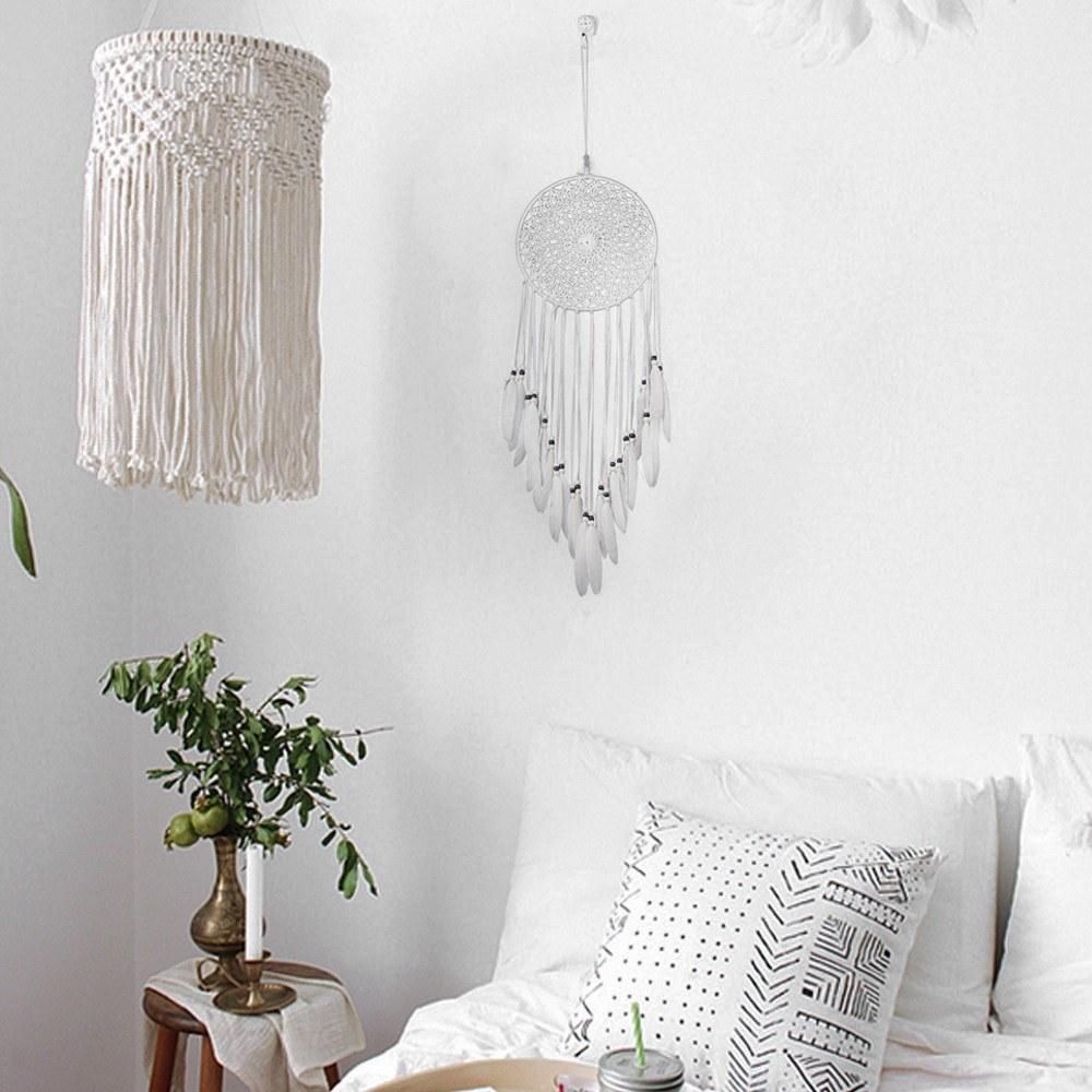 Dream Catchers Handmade Woven Dreamcatchers for Wall Hanging Decoration with Feather Dream Catcher for Baby Room Bedroom Party Wedding