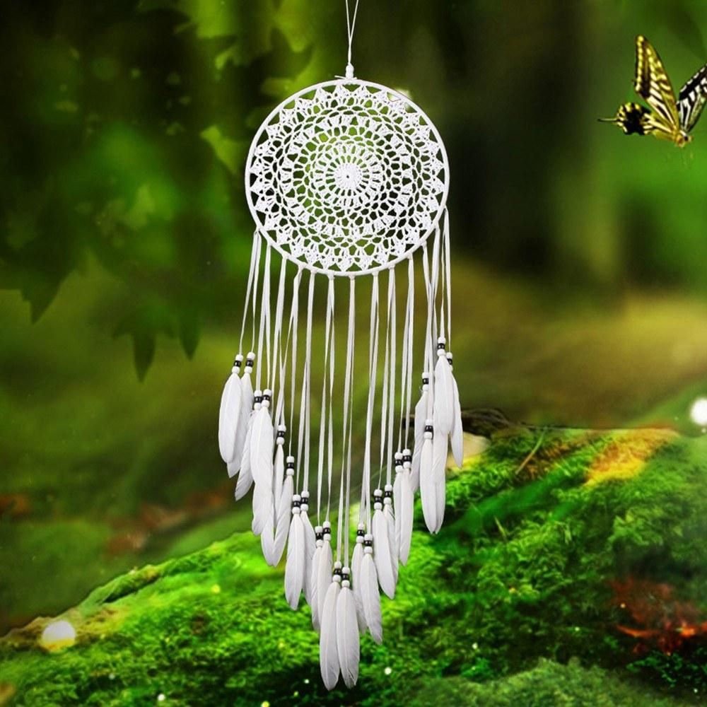 Dream Catchers Handmade Woven Dreamcatchers for Wall Hanging Decoration with Feather Dream Catcher for Baby Room Bedroom Party Wedding