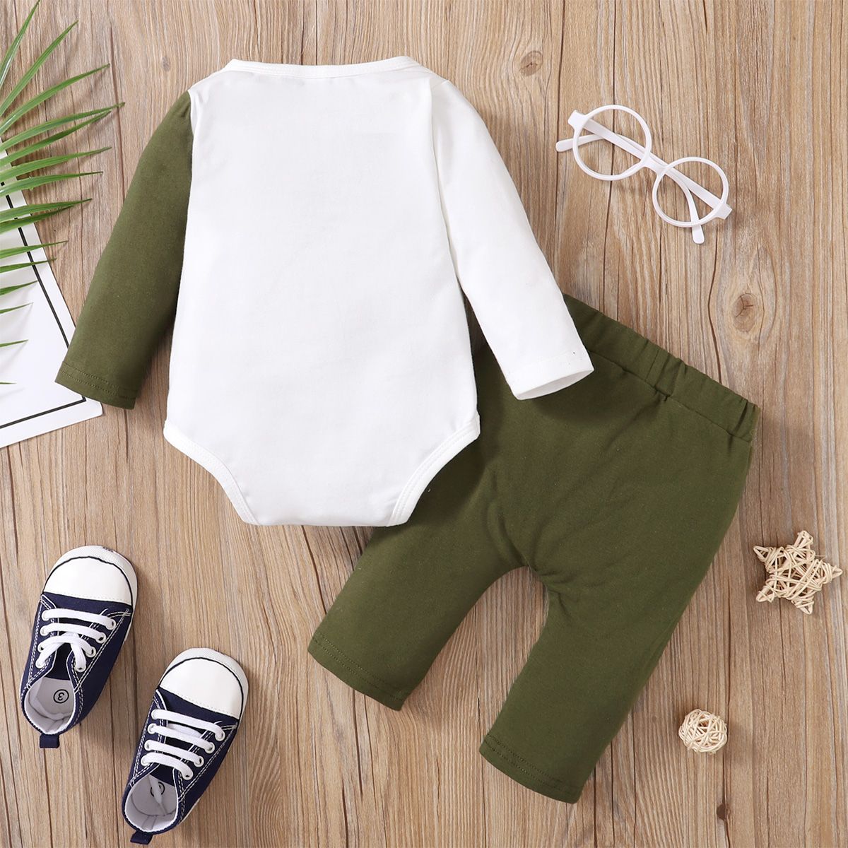 0-18 Months Newborn Baby Boy MAMA's BOY Print Bodysuit+Pants